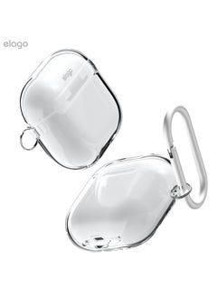 Elago Clear Hang compatible with AirPods 4 case cover (2024) with Carabiner - Transparent  - Image 2