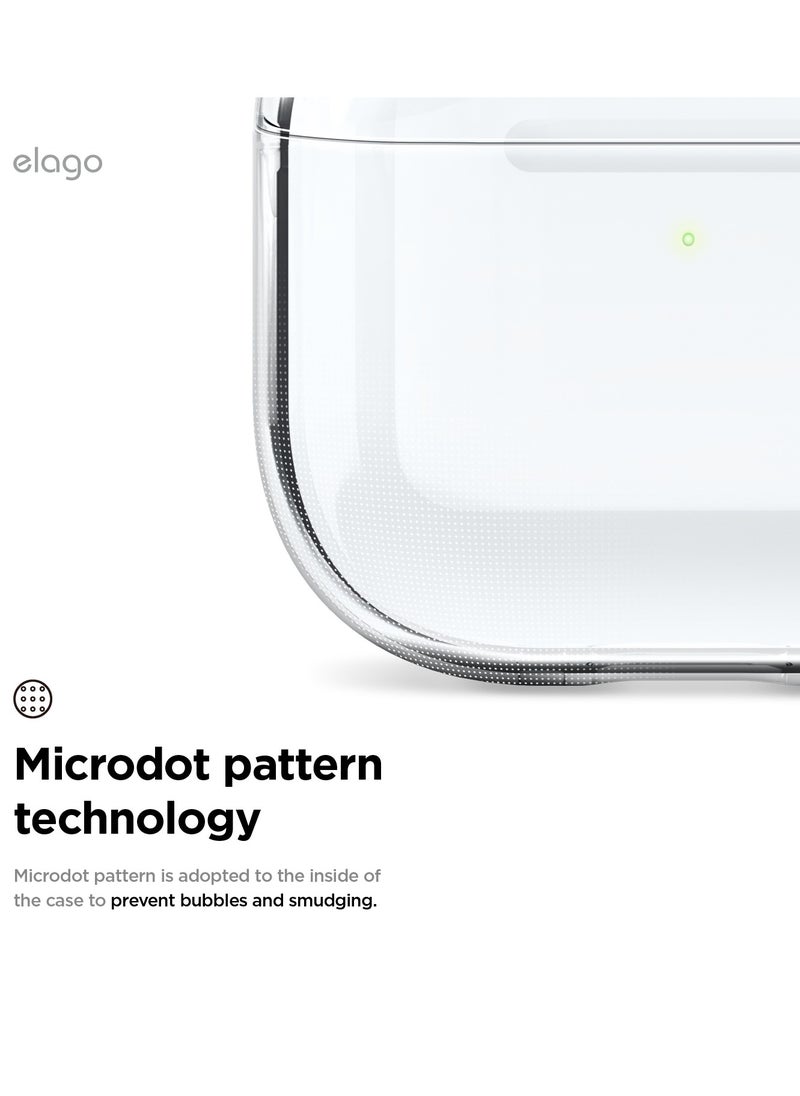 Elago - Clear Hang compatible with AirPods 4 case cover (2024) with Carabiner - Transparent - Image 1