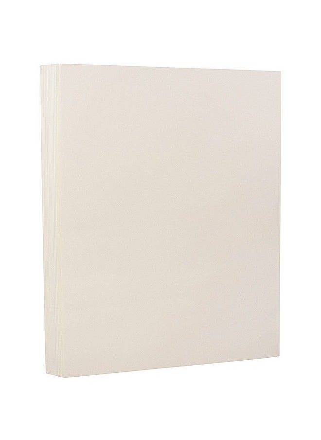 JAM Paper Strathmore 80Lb Cardstock - 8.5 X 11 Coverstock - 216 Gsm - Natural White Wove - 50 Sheets/Pack  - Image 1