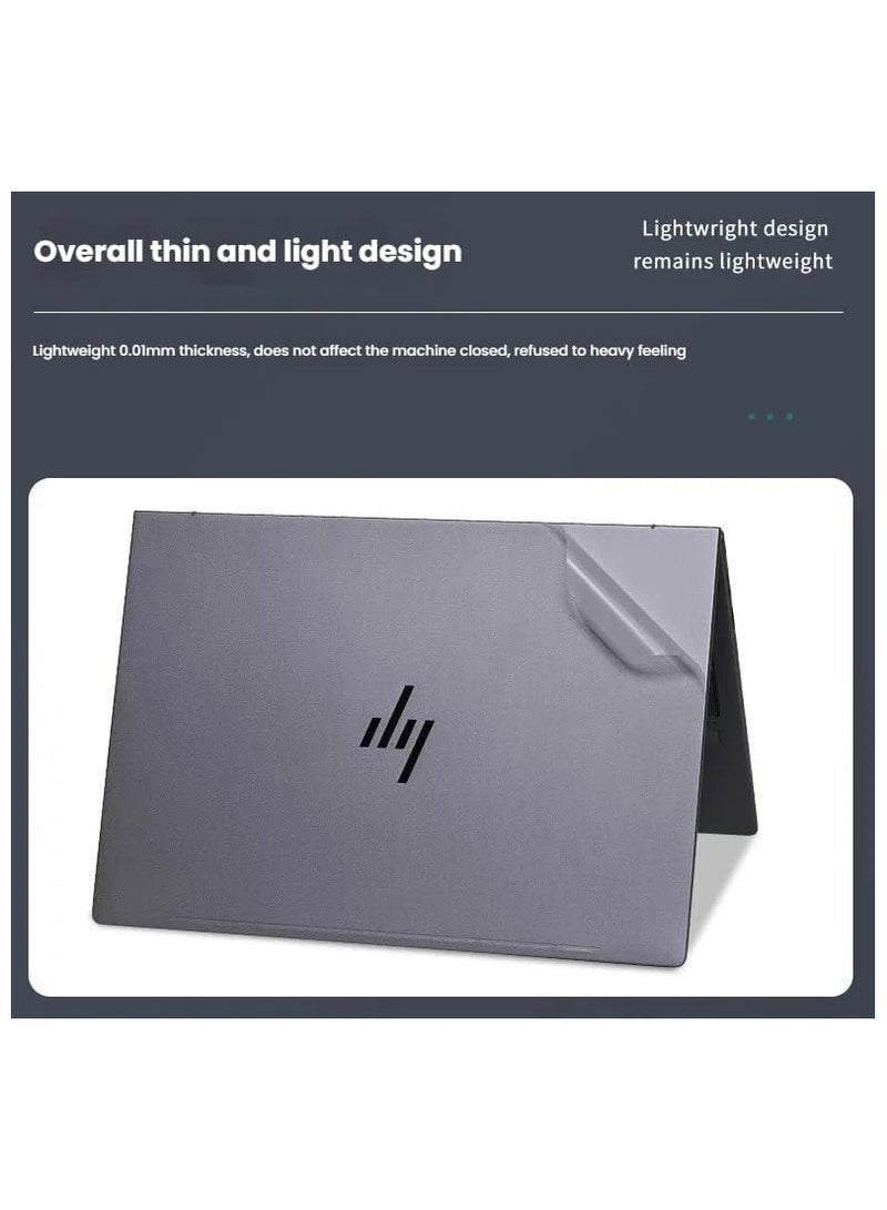 عام ملصق حماية متوافق مع لابتوب HP Envy x360 ثنائي الاستخدام مقاس 14 بوصة (موديل 14-Fa 2024) - طبقة حماية ضد الخدوش تغطي 3 جوانب مع فيلم عالي الدقة - Image 4