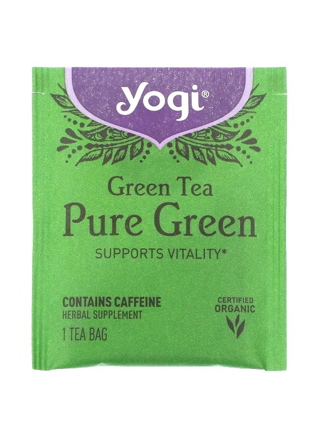 Yogi Tea, Green Tea Pure Green, 16 Tea Bags, 1.09 oz (31 g) - Image 3