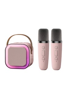 DIGI CORE Mini Karaoke Machine Portable Speaker Bluetooth Karaoke Speaker With Dual Wireless Mic For Kids And Adults Mini Wireless Speaker With Light For Indoor And Outdoor Party And Birthday Bluetooth Speaker  - Image 1