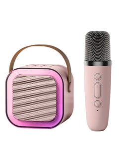 DIGI CORE Mini Karaoke Machine Portable Speaker Bluetooth Karaoke Speaker With Dual Wireless Mic For Kids And Adults Mini Wireless Speaker With Light For Indoor And Outdoor Party And Birthday Bluetooth Speaker  - Image 3