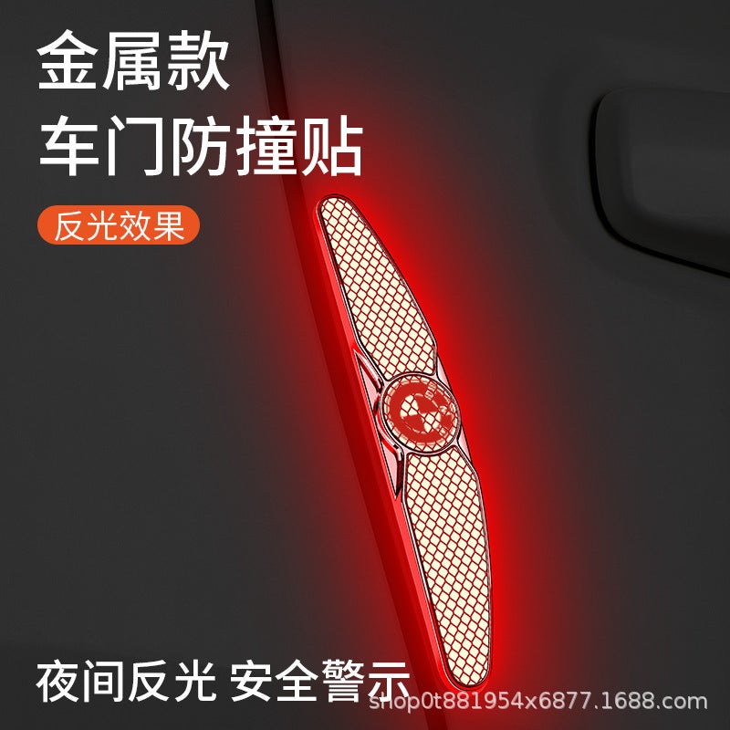 Car Door Bumper Strip Car Door Metal Carbon Fiber Bumper Anti-Scratch Anti-Scratch Strip Car Sticker - Image 3