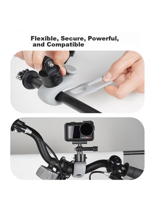 biaze Biaze quick-release Elastic Small Q Dji Action 4 5 Pro Accessory Cycling Shooting Moun
