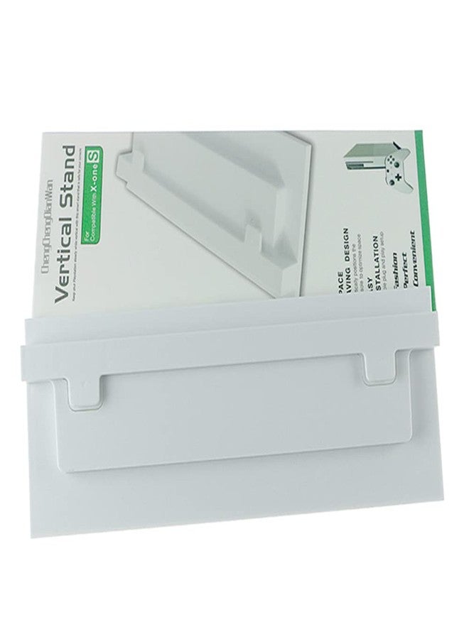 KlsyChry Vertical Stand for Xbox One S Console-White - Image 2