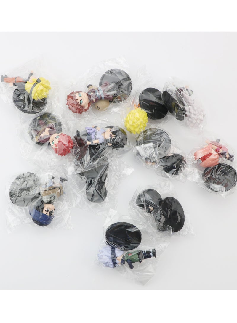 12 pc Mini NARUTO Figure Sasuke Kakashi Itachi Gaara Jiraiya Q Verison Figurine 7-8cm Wholesale PVC Model Toys - Image 5