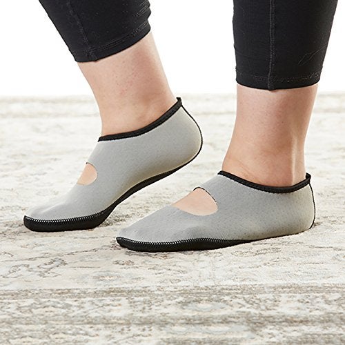 Nufoot Women's Mary Jane Slipper Grey Large - Image 4