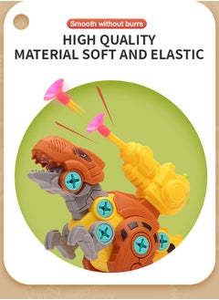 GROIC Take Apart Dinosaur Toys for Kids - Dino Building Toy Set Electric Drill - STEM Educational Construction Building Toy Gifts for Kids  - Image 4