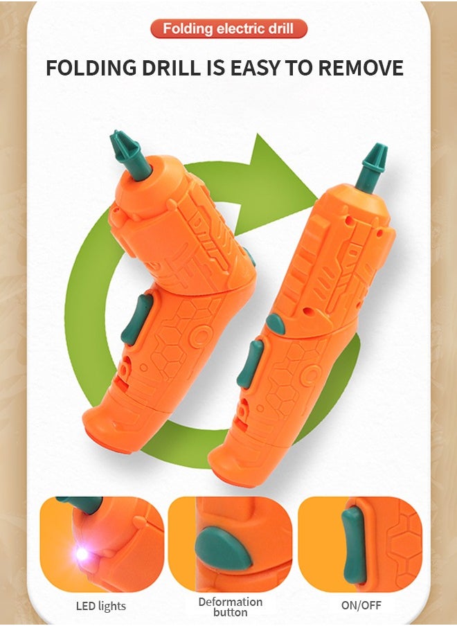 GROIC Take Apart Dinosaur Toys for Kids - Dino Building Toy Set Electric Drill - STEM Educational Construction Building Toy Gifts for Kids  - Image 5
