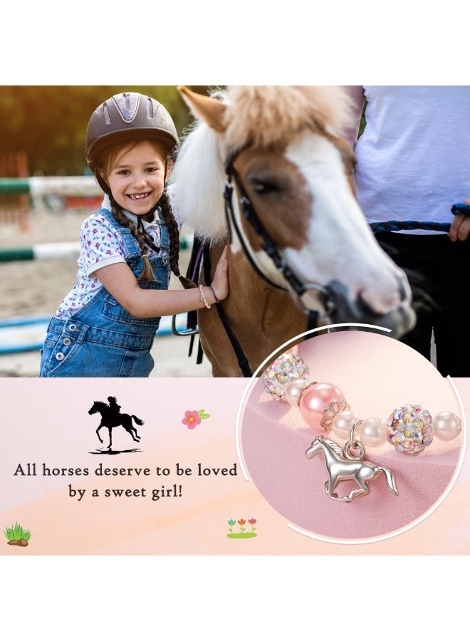 LAMAY Valentine's Day birthday jewelry gift for girls (Horse-Girl-2) - Image 2