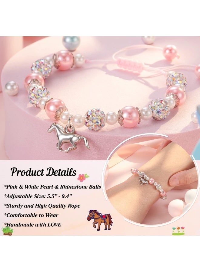 LAMAY Valentine's Day birthday jewelry gift for girls (Horse-Girl-2) - Image 3
