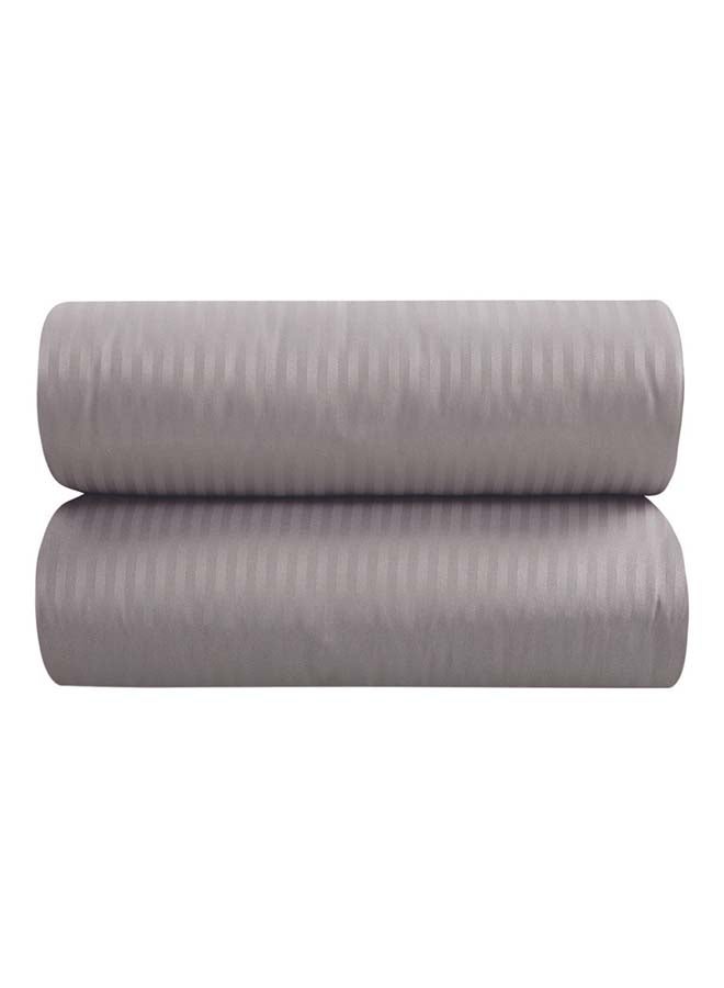 Hours Hours Hotel Comforter Set with Soft and Durable Striped Microfiber Fabric, 5 Pieces, Single Size  - Image 3