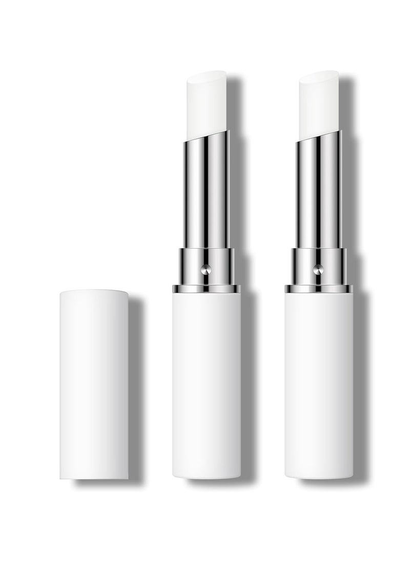 KYDA KYDA 2 Pcs Lip Primer, Colorless Tint, Smoothes and Refines Lips, Moisturizing Primer for Lips, Sheer Lightweight Lip Base, Lipstick Primer & Daily Lips Balm  - Image 1