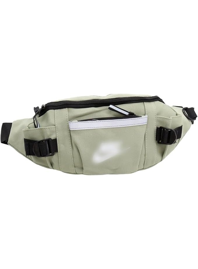 A crossbody waist bag, a lightweight belt bag for travel, walking, running, hiking and cycling, easily carrying any phone and wallet.