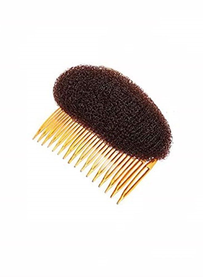 SYBL 2Pcs Charming Bump It Up Volume Inserts Hair Comb Hair Stick Bun Maker Tool Do Beehive Hair Base Styling Accessories For Women Lady Girl(1 Black+1 Brown) - Image 3