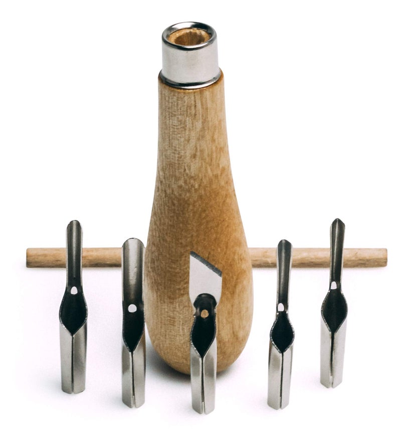 Bastex 5 in 1 Linoleum Cutter Tools. 5 Blade Set for Lino Cutting, Linograph Printmaking Stamp. Great Cutters for Rubber Stamps, DIY Carving, Blocks, Sculpting and More. - Image 2
