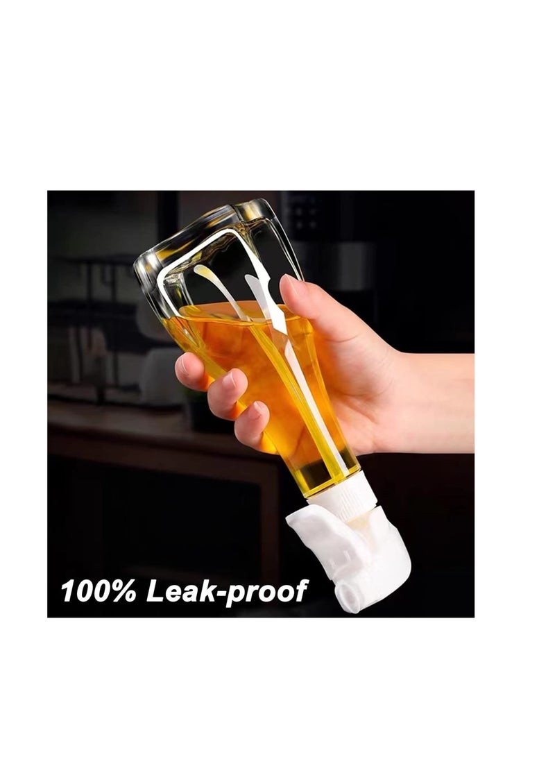 Zikra زجاجة رش الزيت، زجاجة موزع زيت سعة 240 مل، رش الخل الأبيض، زجاجة رش زيت الزيتون للطهي، موزعات تحضير الزيت للطهي في المطبخ، السلطة، الخبز، الشواء - Image 4