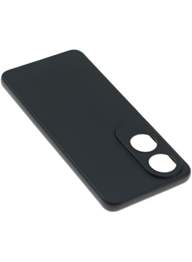 Case Compatible with Oppo A60 - Soft Slim Protective TPU Silicone Cover - Black Silicone color