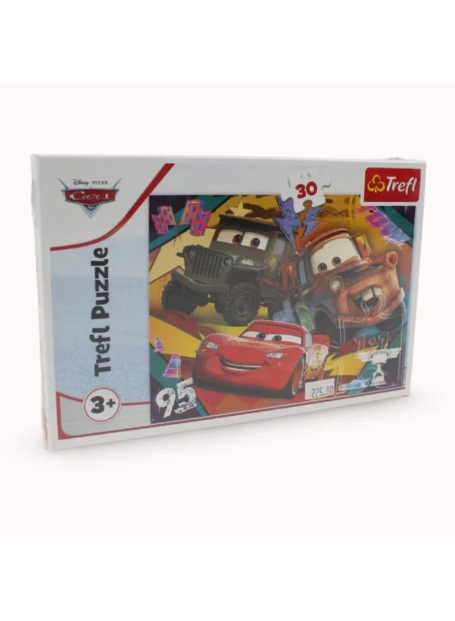 Trefl Speeding Cars Puzzle - 30 Pcs - Image 1