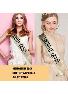 Gold Glitter Birthday Queen Sash For Women Girls, Happy Birthday Party Supplies And Decorations - pzsku/ZF66BC17DE524C5AE7348Z/45/_/1733730179/0fd7c4b9-a0fa-4d94-8e44-3f425ee97039