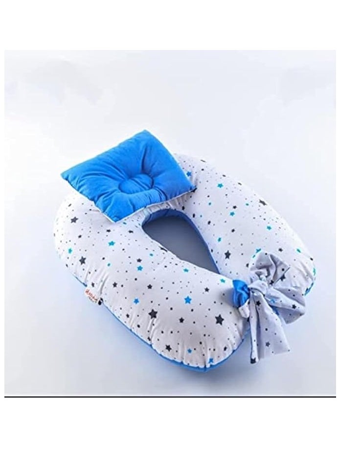 Generic Breastfeeding Pillow + Head Pillow - Multi-Colored  - Image 1