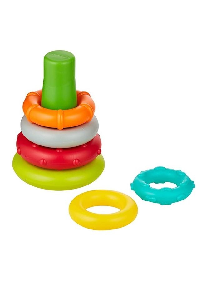 infantino Plastic Rock'N Stack Ring Set - Image 3