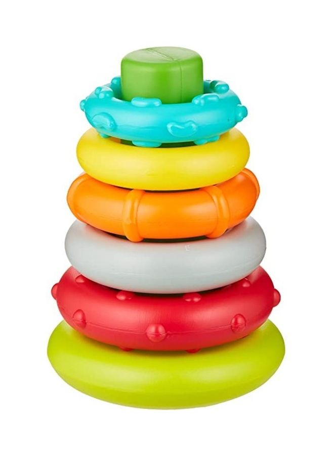 infantino Plastic Rock'N Stack Ring Set - Image 2