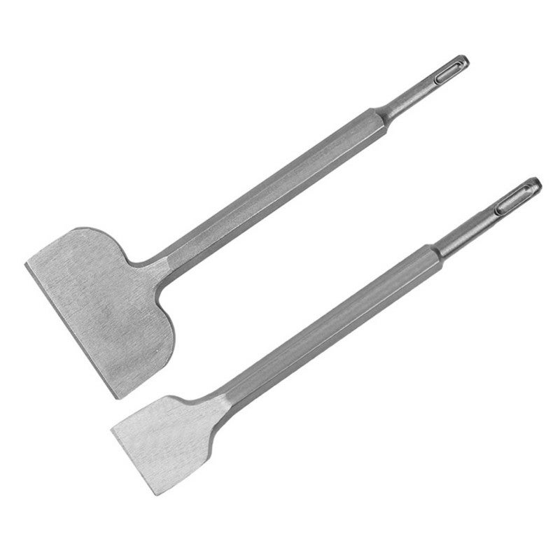 Electric Pickaxe Chisel Chrome Steel Forging Round Shank - Special Surface Treatment High Hardness for Removing Tiles Concrete Walls - Image 1