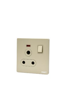 MAAT Single Switched Socket with Indicator 