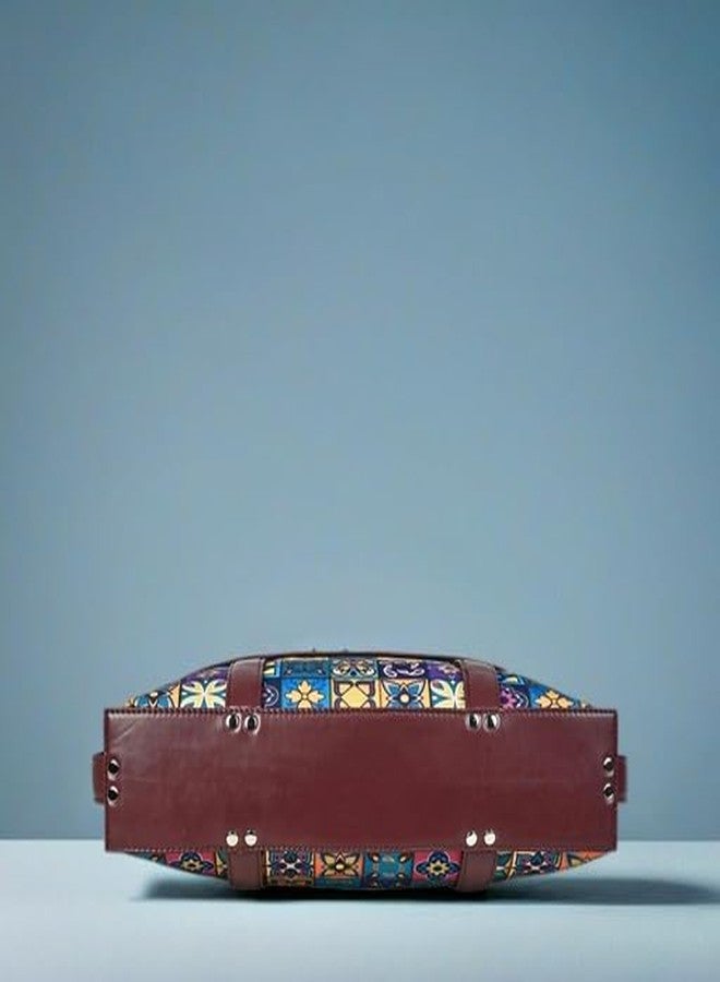 Bot Bag laptop handbag for women Blue Myth Motif - Image 5