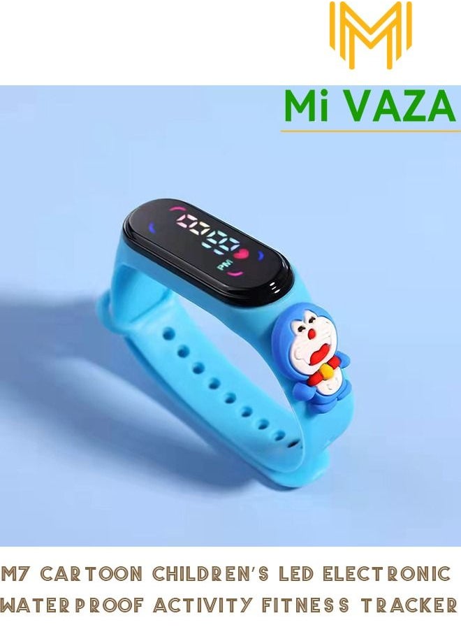 Mi VAZA M7 Cartoon Children's LED Electronic Waterproof Touch Watch - Pretty Cartoon Gifts for Children - Digital Sports Toddler Daily Waterproof LED Design 