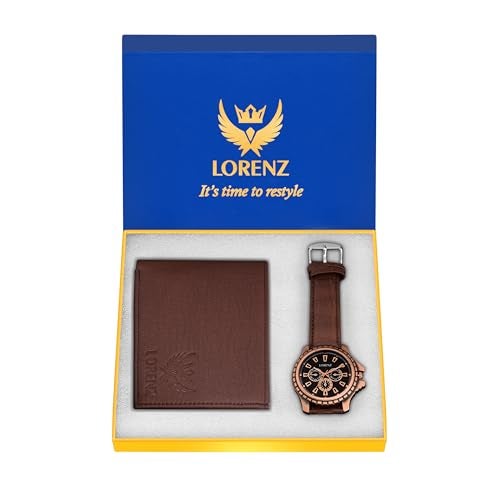 LORENZ Leather Men Wallet (Brown) - Image 2