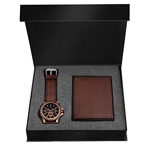 LORENZ Leather Men Wallet (Brown) - Image 1