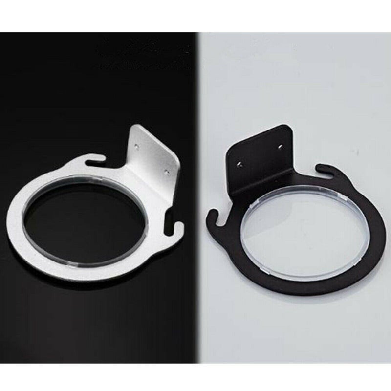 Black Wall Mounted Hair Dryer Holder for Bathroom Oversized Frame - Image 4