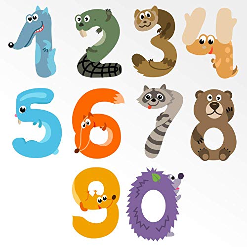 5 Ace 123 counting chart |Kids Room Posters|Poster for Play Schools|Cartoon Poster|Poster for Every Room,Office, Gym|Learning Poster|Self Adesive Sticker Paper Poster by 5Ace - Image 1