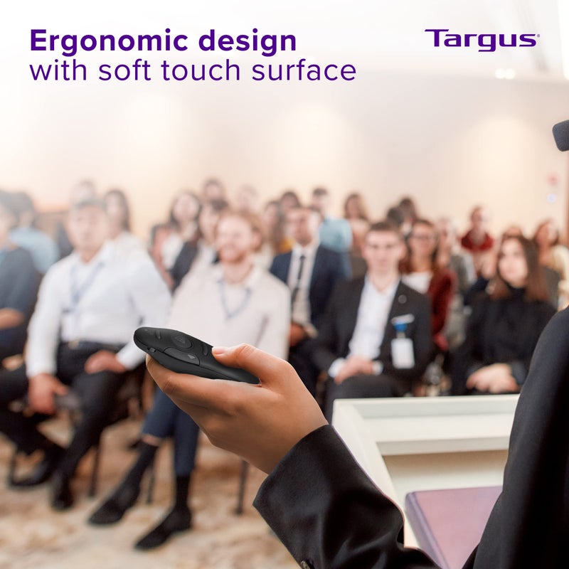 Targus Bluetooth Wireless Presentation Clicker Laser Pointer for Meetings and PowerPoint â€“ Comes with USB Dongle, 50 Foot Range (AMP16US) - Image 5