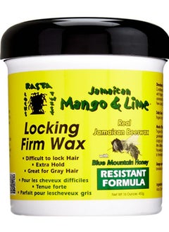 Jamaican Mango & Lime Jamaican Mango & Lime, Locking Firm Hair Wax Extra Hold With Real Beeswax & Honey, 16 Oz  - Image 1
