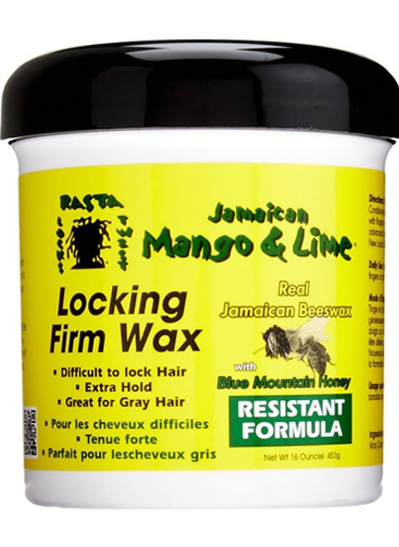 Jamaican Mango & Lime Jamaican Mango & Lime, Locking Firm Hair Wax Extra Hold With Real Beeswax & Honey, 16 Oz  - Image 1