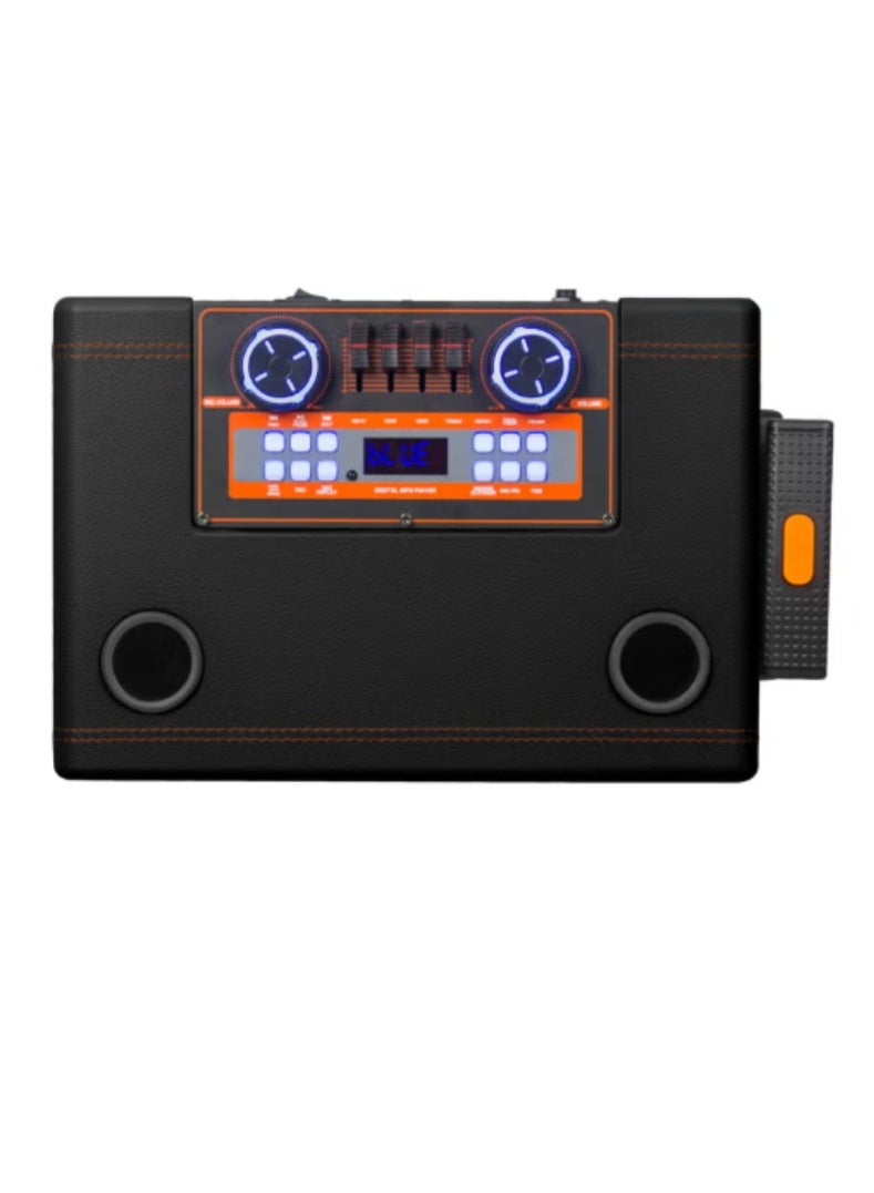 iSONIC مكبر صوت محمول بلوتوث IS482 مع خرج 25,000 PMPO، أضواء حفلات LED، ميكروفونين لاسلكيين وجهاز تحكم عن بعد - مكبر صوت حفلات عالي الطاقة قابل لإعادة الشحن للترفيه الداخلي والخارجي - Image 5