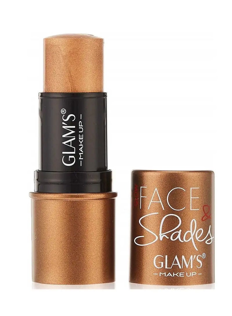 Glam's Face & Shade Matte Highlighter Stick #258 Brown - Image 1