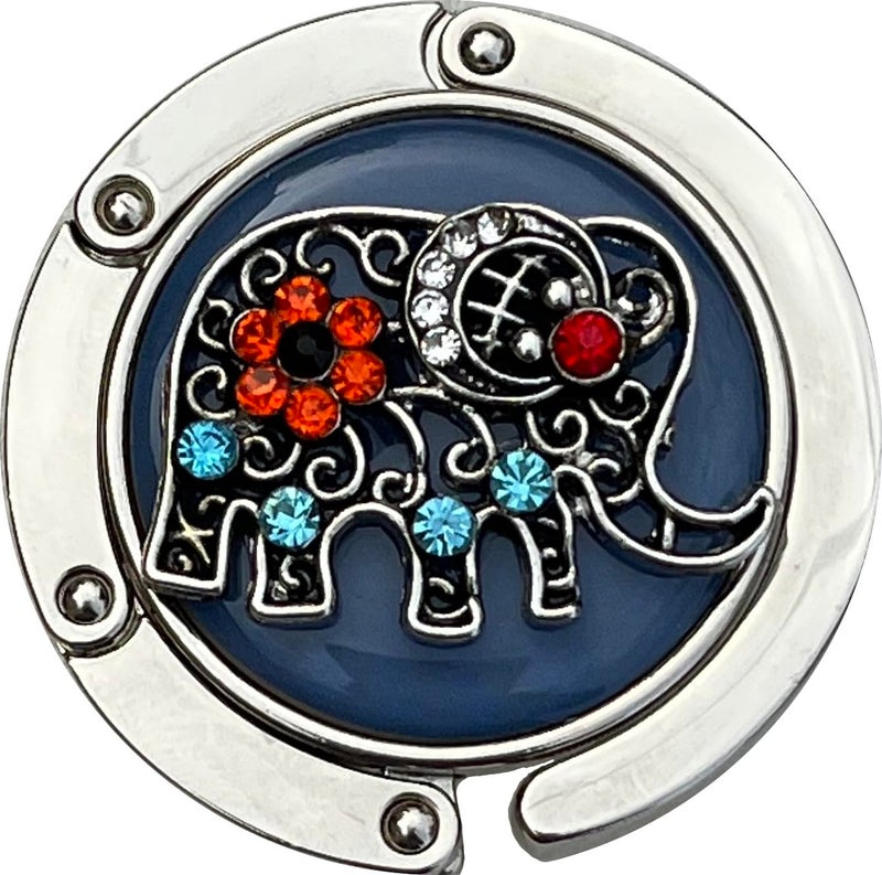 FURE Table PurseBag Hanger with Elephant Motif MultiColour for Women - Image 1