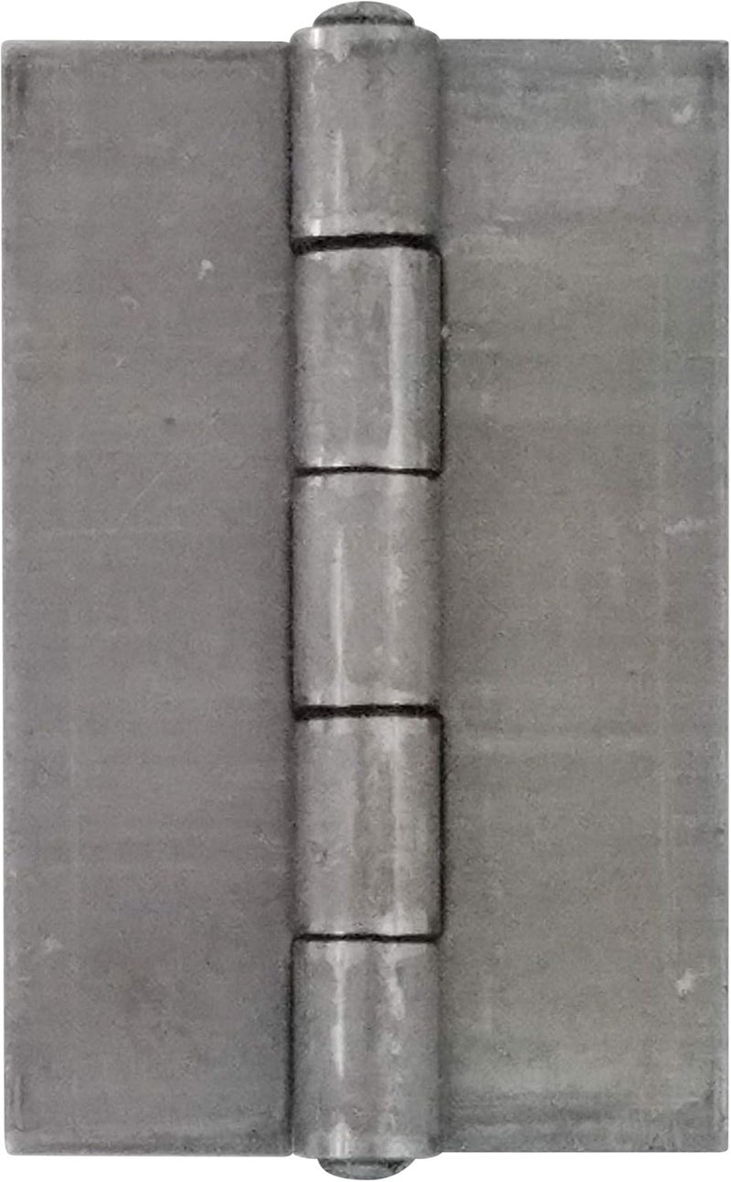 Hinge Outlet Weld On Hinge 2 1/4 Inch x 3 1/2 Inch, Bright Steel, 2 Pack - Image 1
