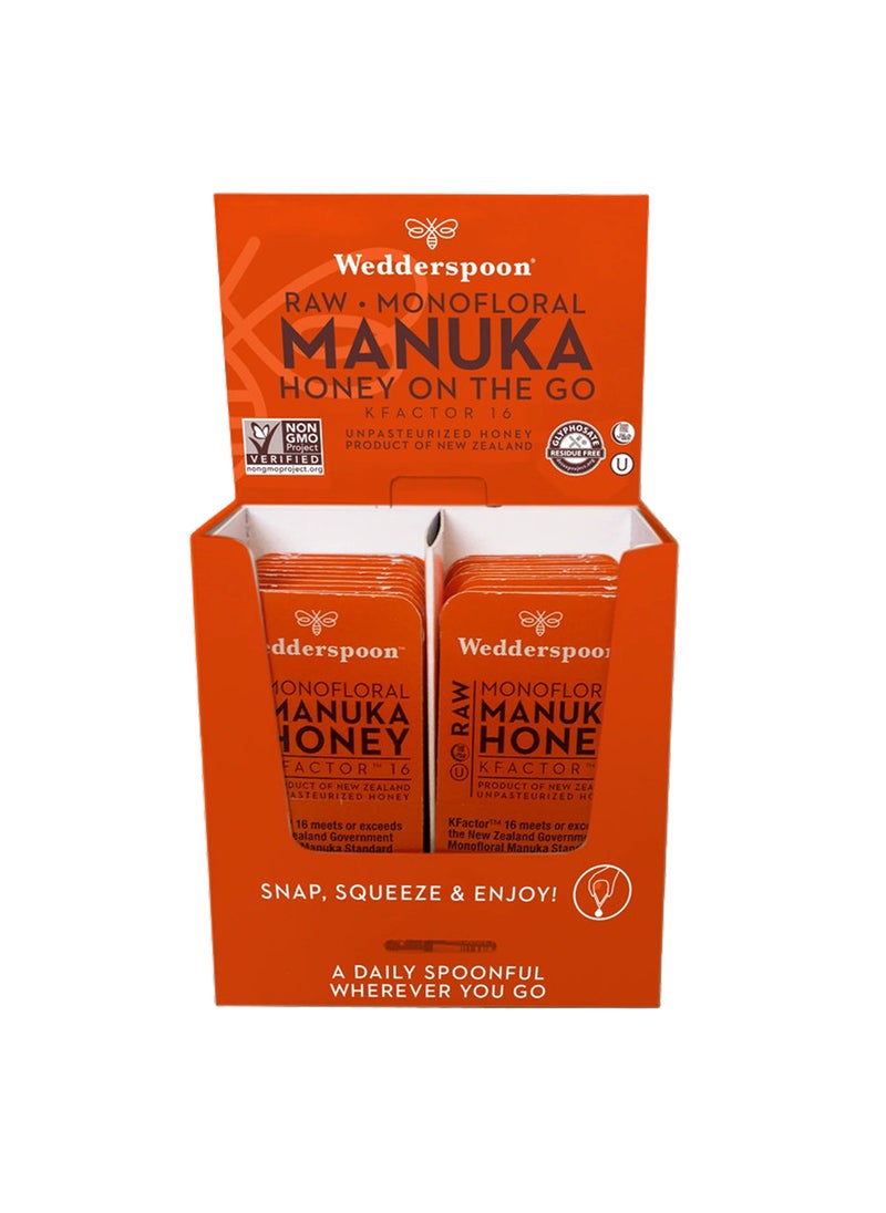 Wedderspoon Manuka Honey On The Go 24 Pieces 24 Patches  - Image 1