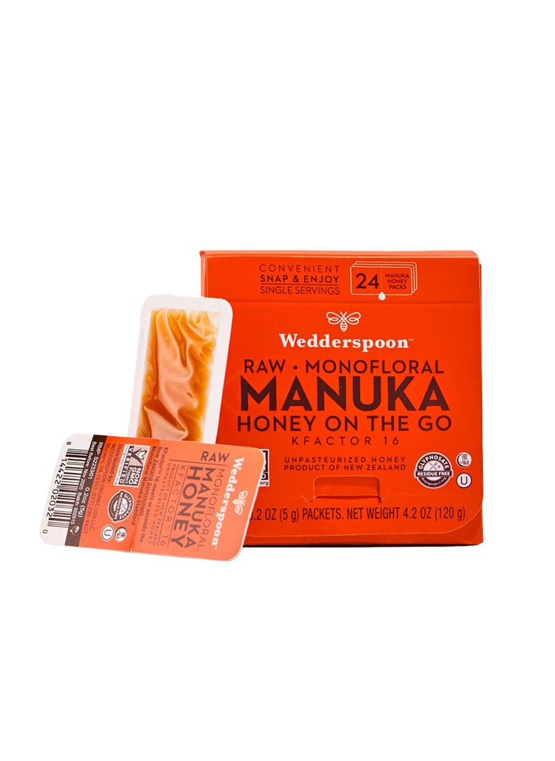 Wedderspoon Manuka Honey On The Go 24 Pieces 24 Patches  - Image 2