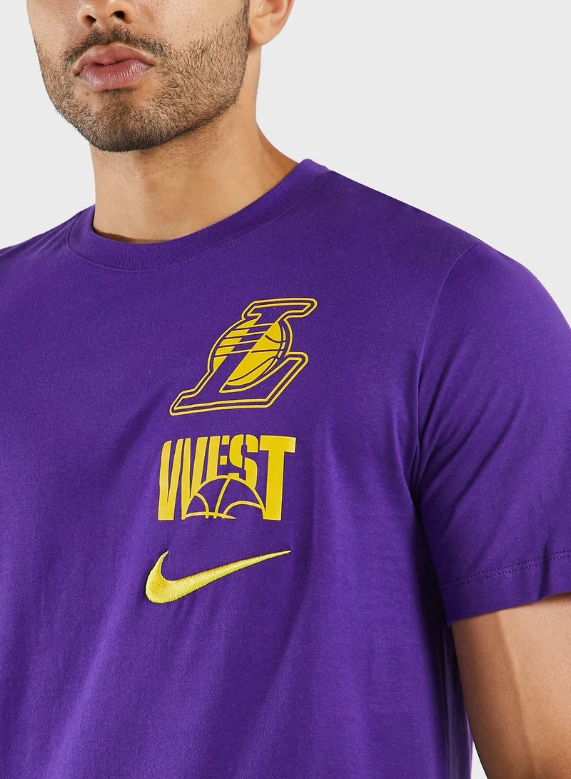Nike Los Angeles Lakers Essential Block T-Shirt