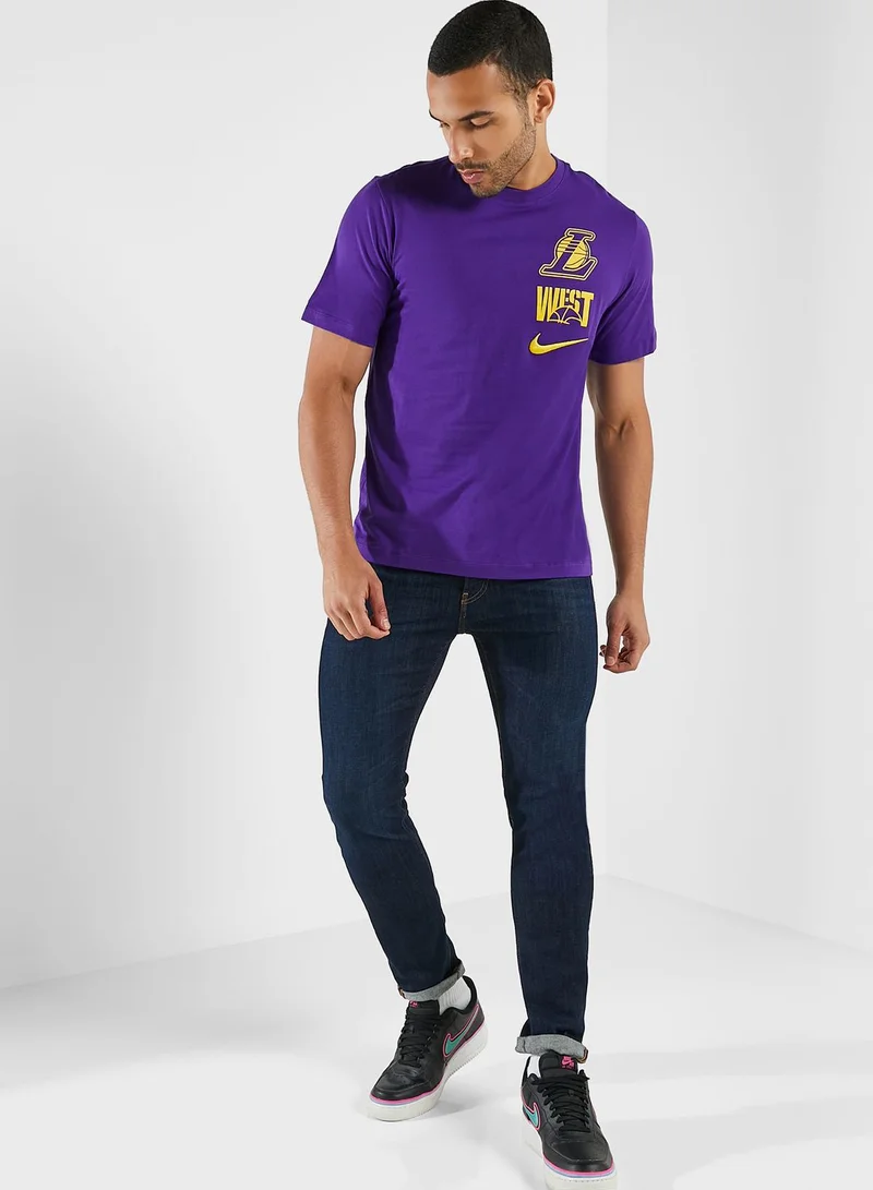 Nike Los Angeles Lakers Essential Block T-Shirt