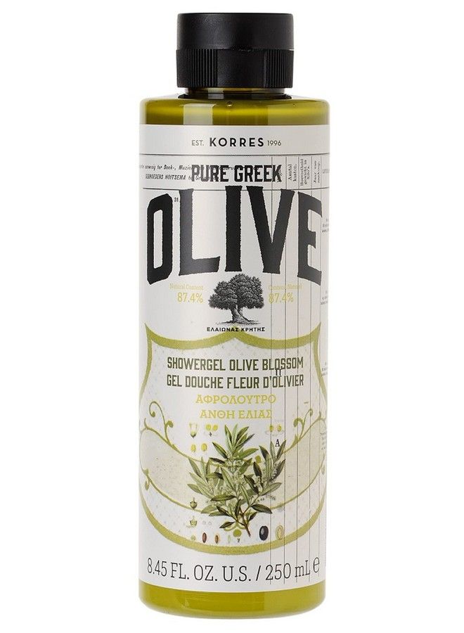 KORRES جل استحمام زيتون - زهرة الزيتون 8.45 أونصة سائلة - Image 1