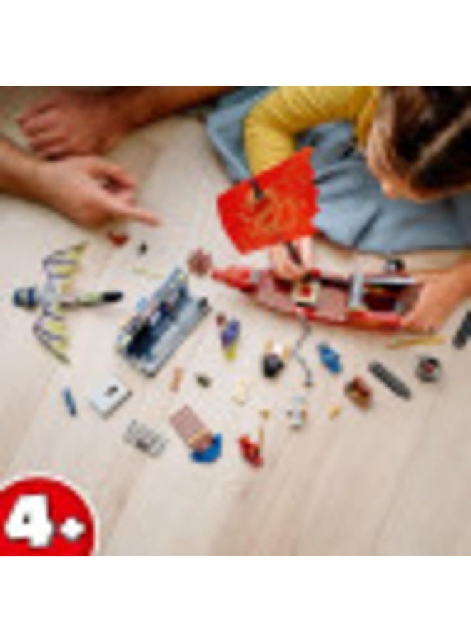 LEGO NINJAGO Legacy Final Flight of Destiny’s Bounty 71749 Ship Playset Building Kit, with Dragon and Jet Ski Toys; New 2021 (147 Pieces) - Image 4