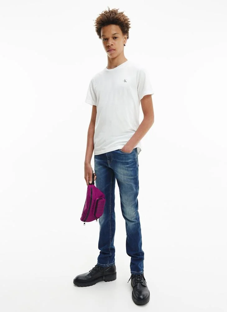 Calvin Klein Jeans Kids 2 Pack Monogram T-Shirt